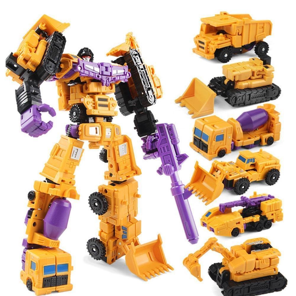 6 In 1 Nbk 42cm Devastator Toy Transformation Ko Robot Action Model ...