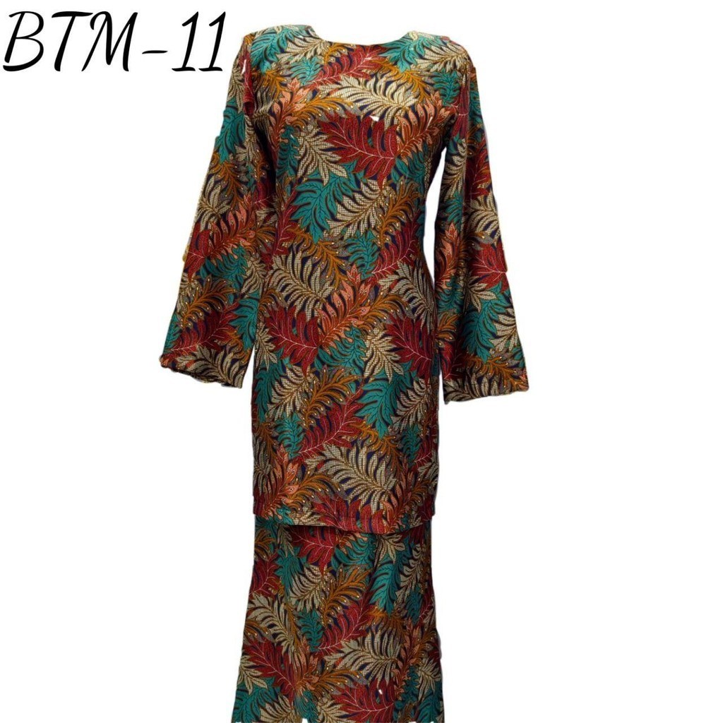 New Design baju kurung Batik Moden Indonesia (Kain A) baju kurung