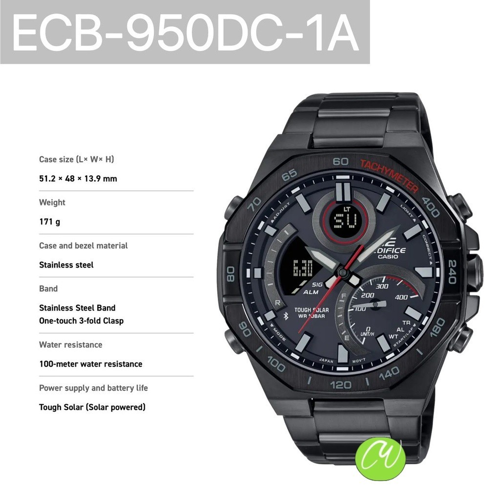 [ EDIFICE ECB-950DC-1A] CASIO EDIFICE SOLAR POWERED WITH SMARTPHONE ...