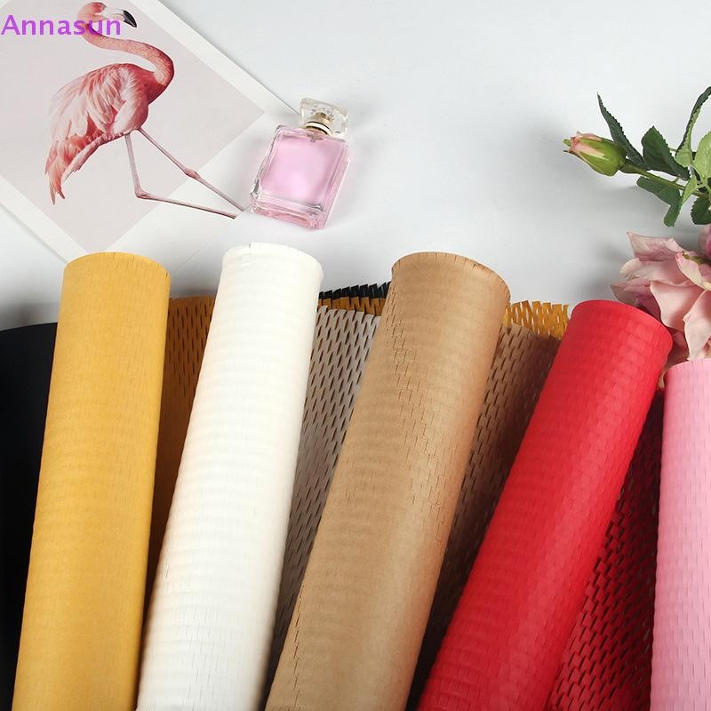 Annasun 30CMX5M Honeycomb Paper, Shockproof Buffer Packaging Paper ...
