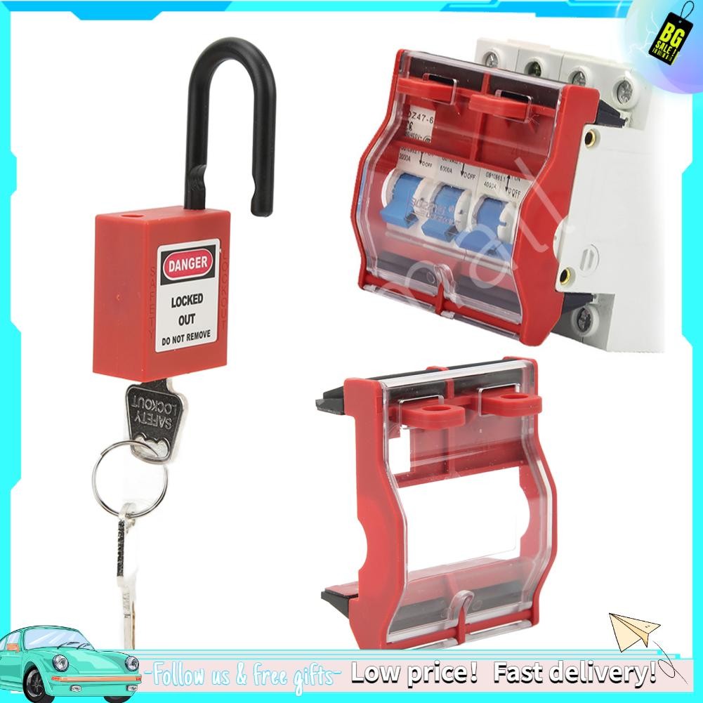 Haijiemall Safety Padlock Easy To Check Sturdy Distribution Protection ...