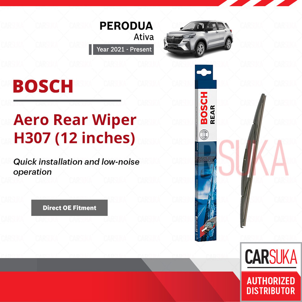 Bosch H307 12” Rear Wiper for Perodua Ativa (2021 - Present) | Shopee ...