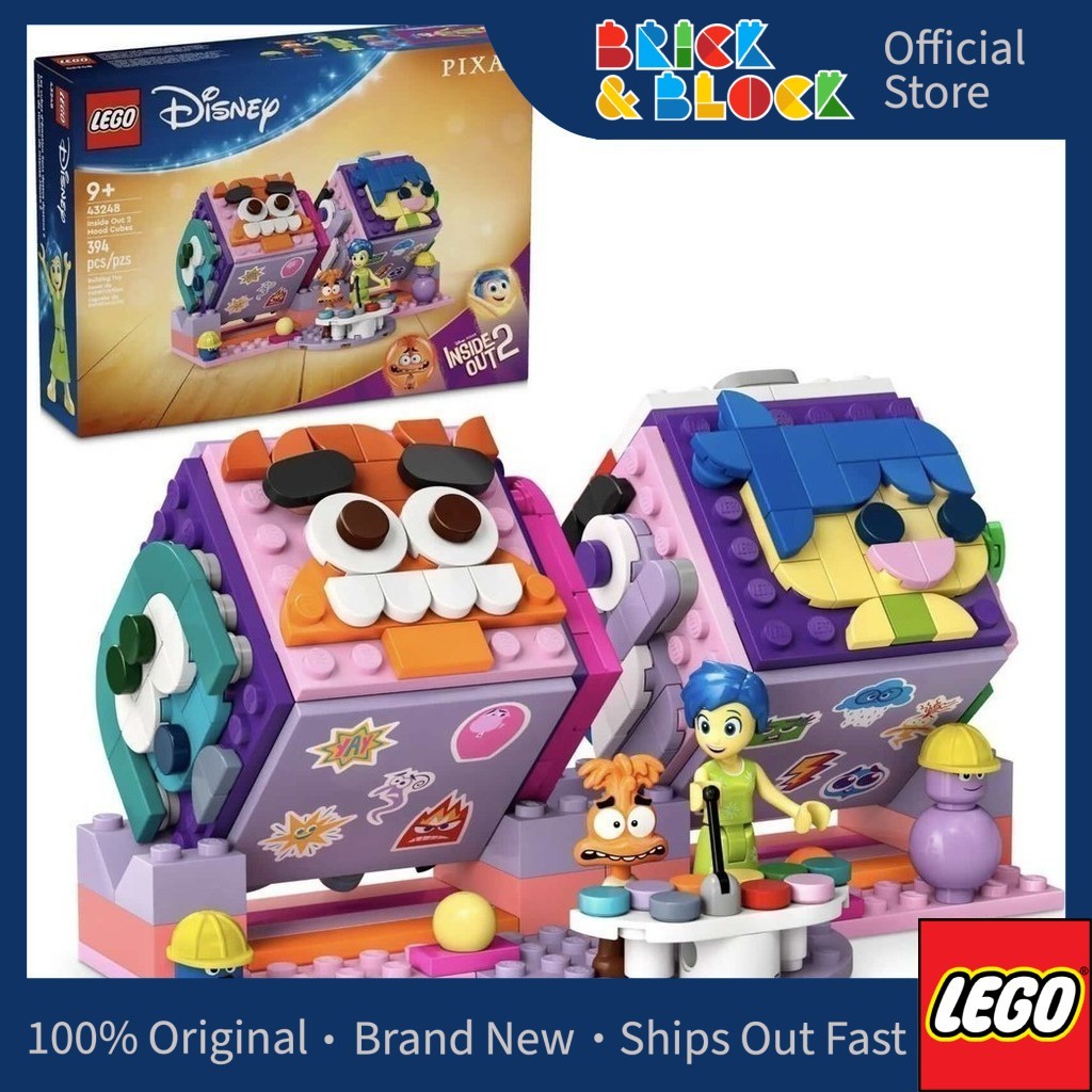 LEGO 43248 Inside Out 2 Mood Cubes LEGO Disney Shopee Malaysia