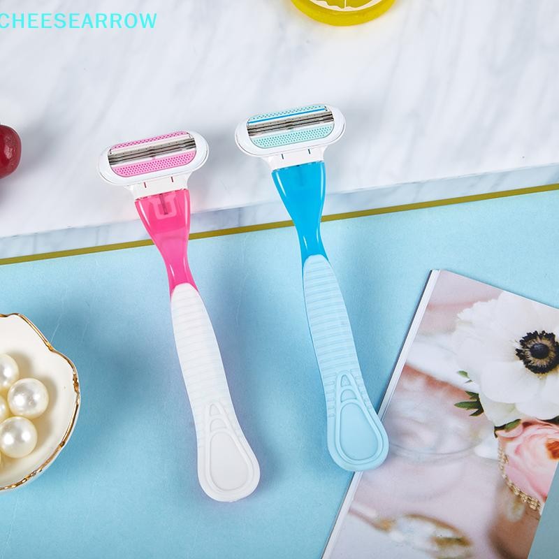 CheeseArrow Women Safety Razor 3 Layers Shaving Razor Blades Face Leg ...