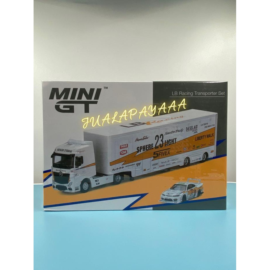 MINI GT 464 MERCEDES BENZ ACTROS LBWK TRUCK MINI GT 465 NISSAN SILVIA ...