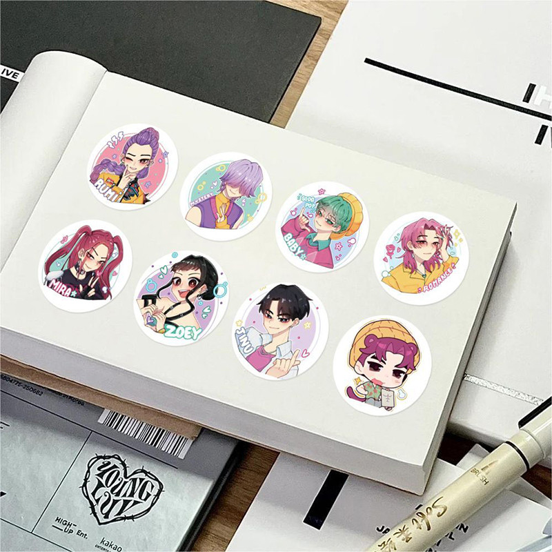 K-pop Huntrix Sticker Girl Group Pattern Stickers Demon Hunter Hand ...