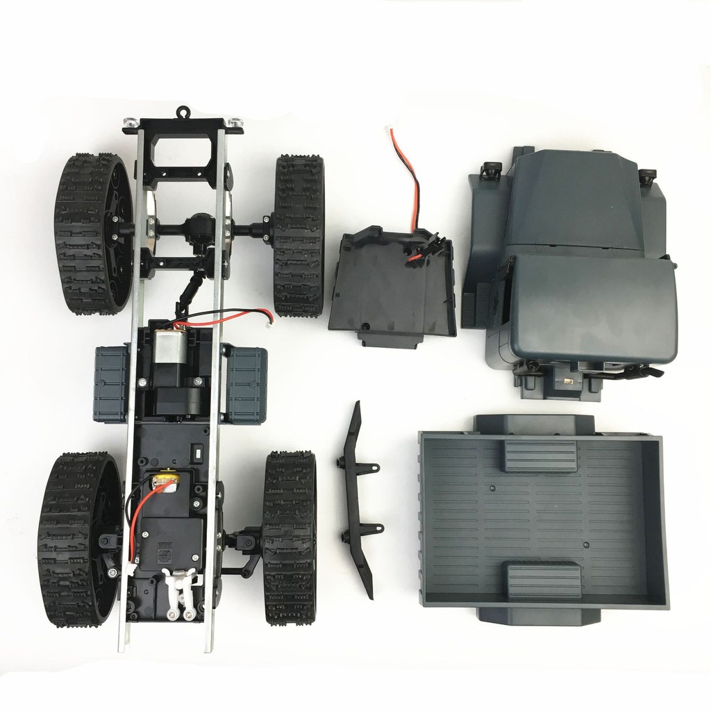 Trak Casis Robot Roda Getah Semua Rupa Bumi Kit Pengubahsuaian DIY ...