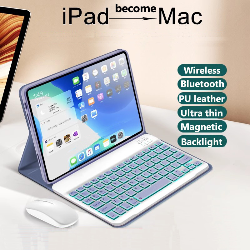 Dteck Smart Case For IPad Pro 13 Inch Case(M4) 2024, Shockproof Slim Stand Hard Back Shell Smart Folio Flip Protective Cover,Gold - View #13