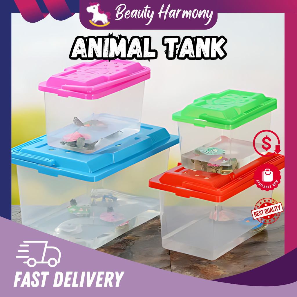 Goldfish Tank Portable Aquarium Cage Bowls Turtle Tank Cage Bowls ...