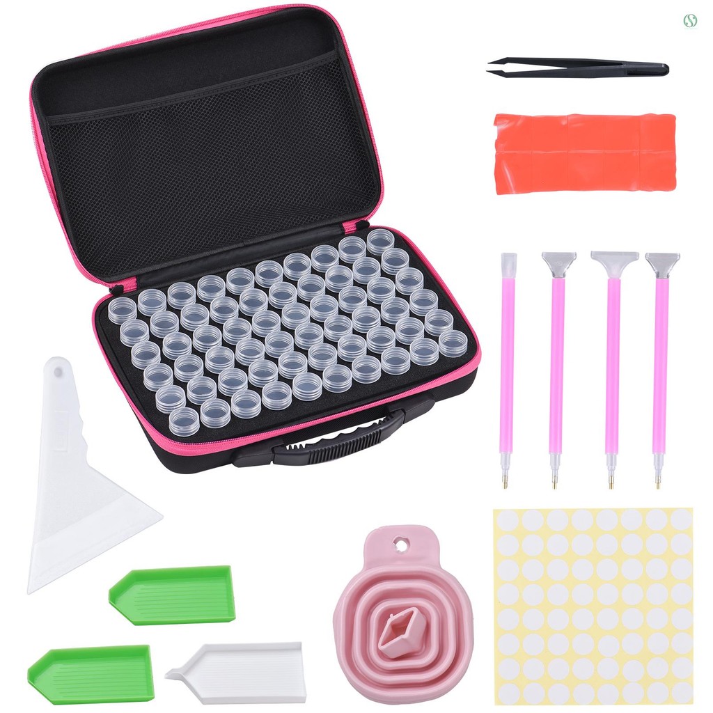 Diamond Art & Craft Supply Organizer - 28 Slots