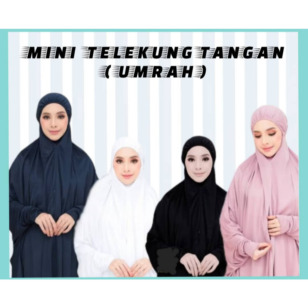 Mini Telekung With Zip Umrah Dan HAJI Dewasa Ready Stock | Shopee Malaysia