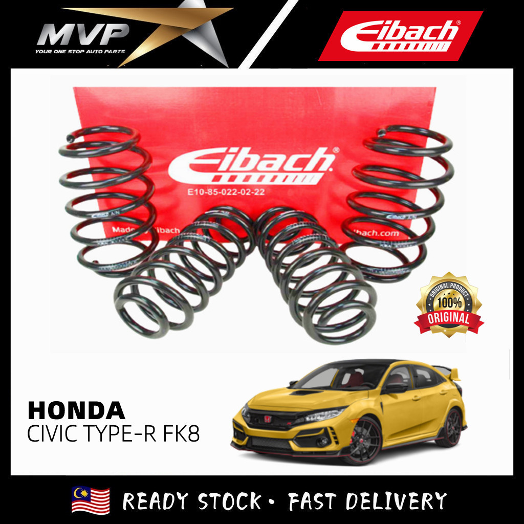 Original Eibach Sport Spring Honda Civic FK8 Type-R Eibach Pro Kit ...
