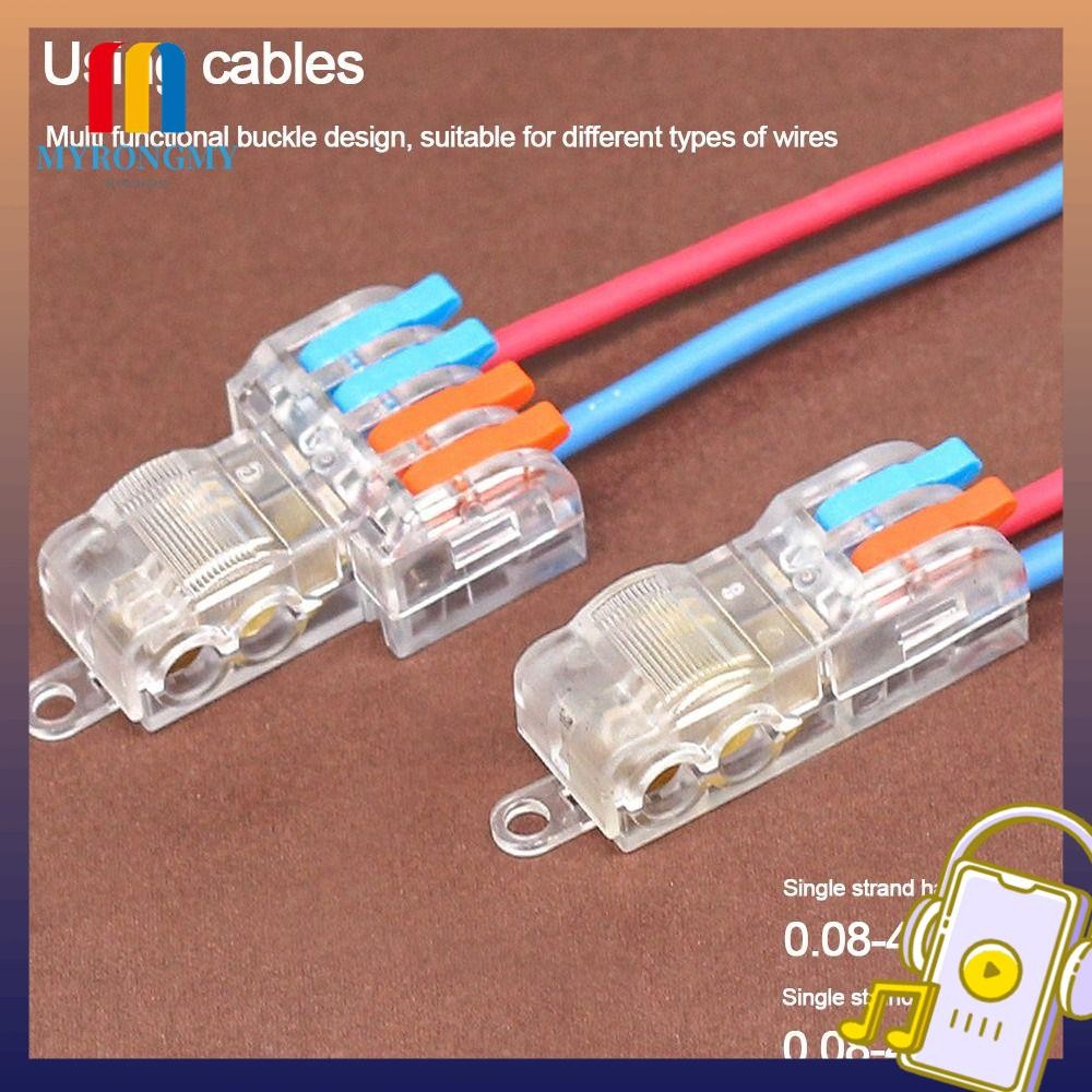 MYRONGMY Wire Connector, Universal Mini Quick Terminal Block, Docking ...