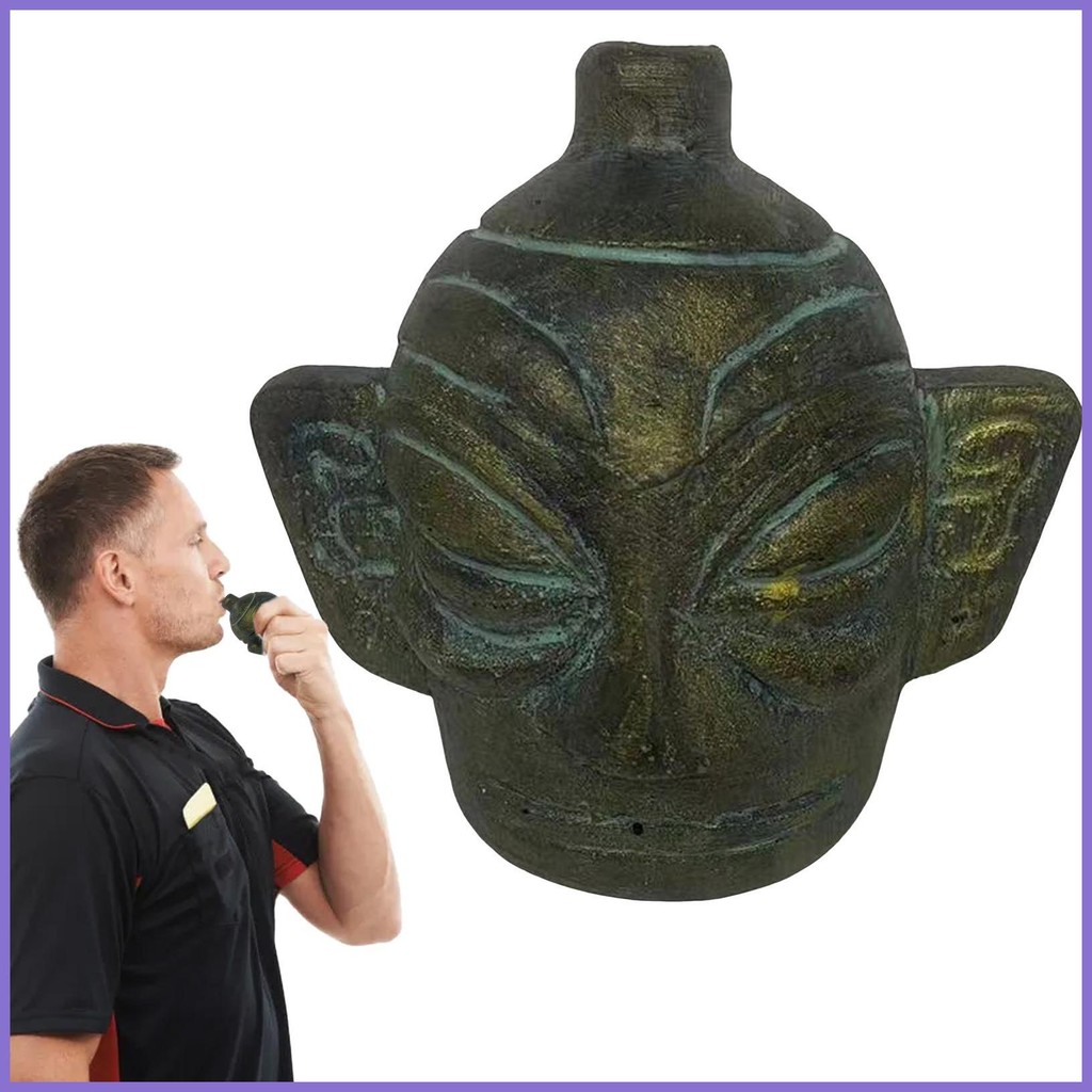 Aztec Death Whistle Mystery Loudest Aztec Screaming Whistle Skull Retro ...