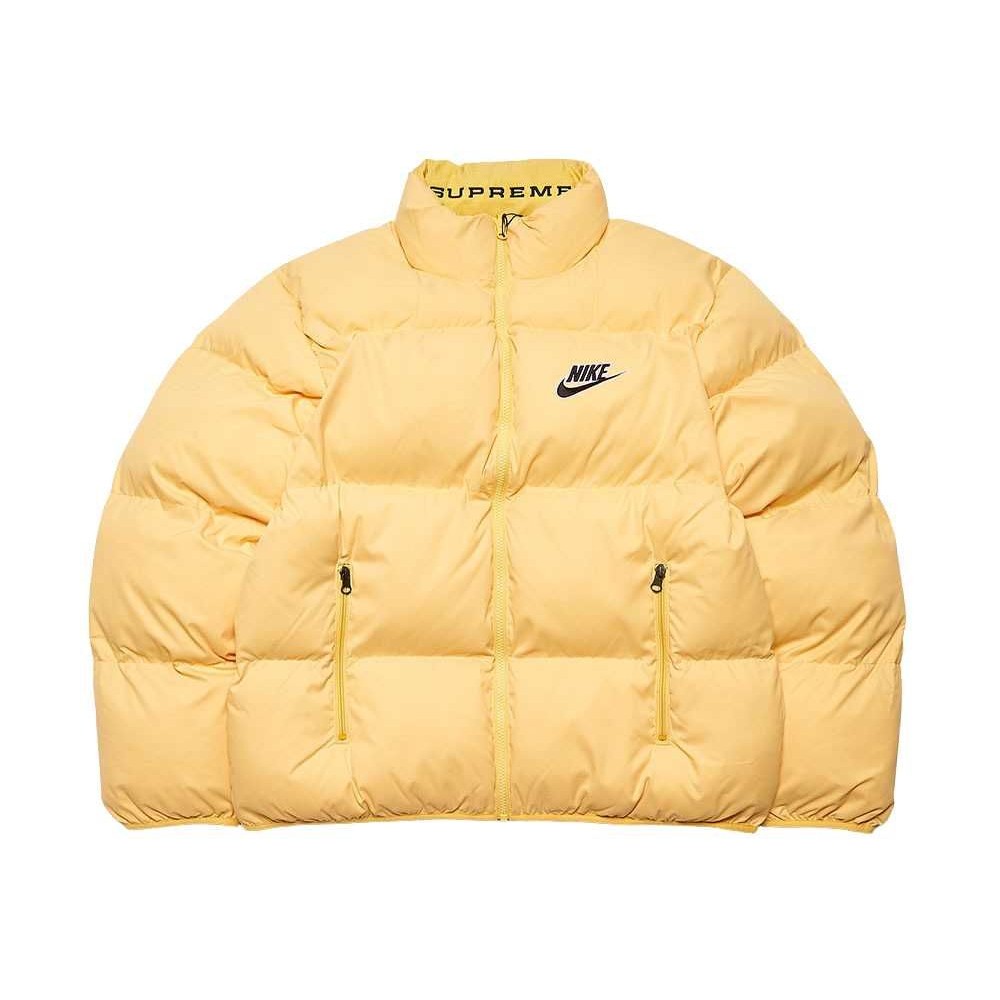 Supreme Nike® Reversible Puffy Jacket "Yellow" Jacket 5951 Unused Shopee Malaysia