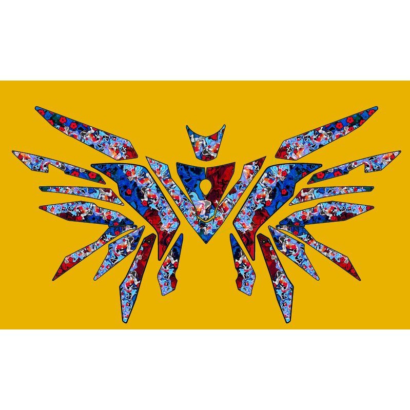 STICKER COVERSET VF3I IKAN KOI | Shopee Malaysia
