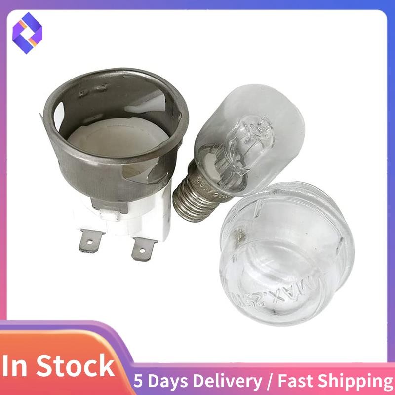 2Set E14 High Temperature Resistance 300 Celsius 250V 25W Oven Lamp