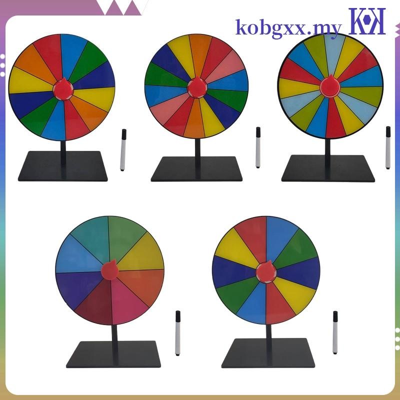 [kobgxx] Tabletop Prize Turntable Set Color Rotating Wheel with ...