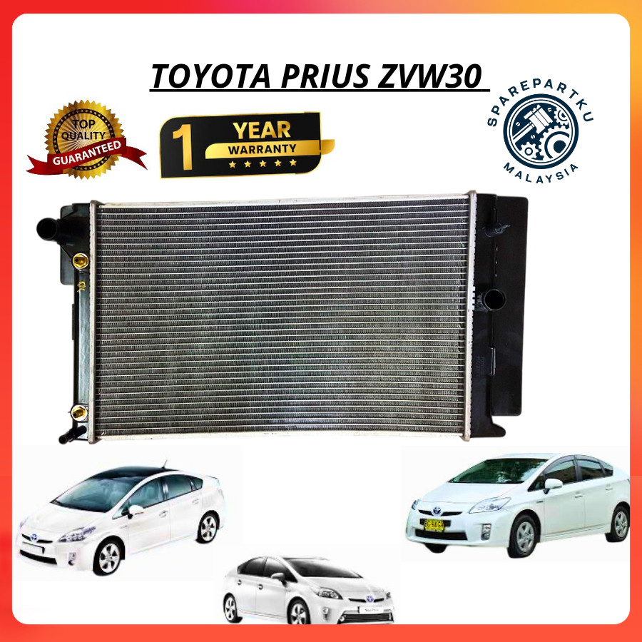 TOYOTA PRIUS ZVW30 1.8CC/ LEXUS CT200H (2010) HYBRID OEM RADIATOR TEBAL ...