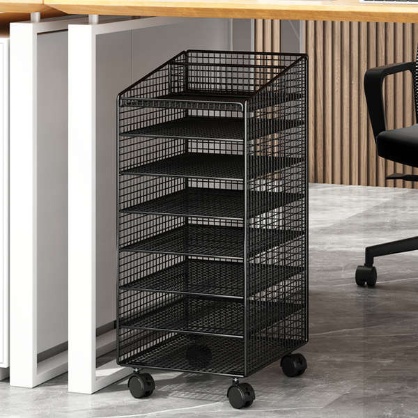 rak buku bawah meja organizer rack Kabinet simpanan di bawah meja ...