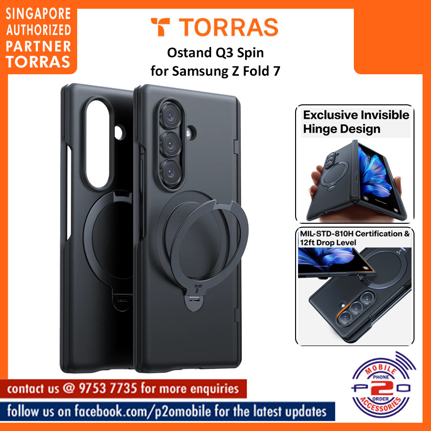 TORRAS Ostand L1 für iPhone 13 Pro Max Hülle mit Flügelständer