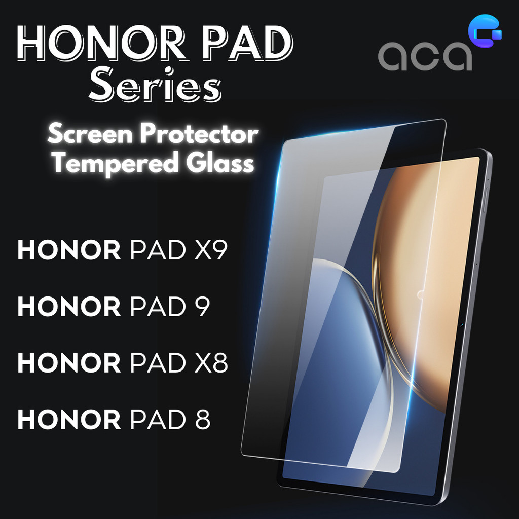 Pad HONOR 9 8 Pad X9 X8 HD CLEAR Pelindung Skrin Premium Kaca Terbaja ...