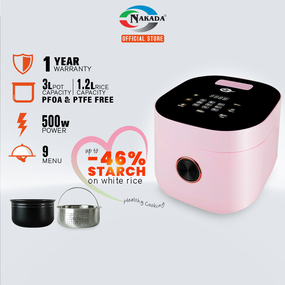 Nakada Desugar Smart Rice Cooker NKD1010 Shopee Malaysia