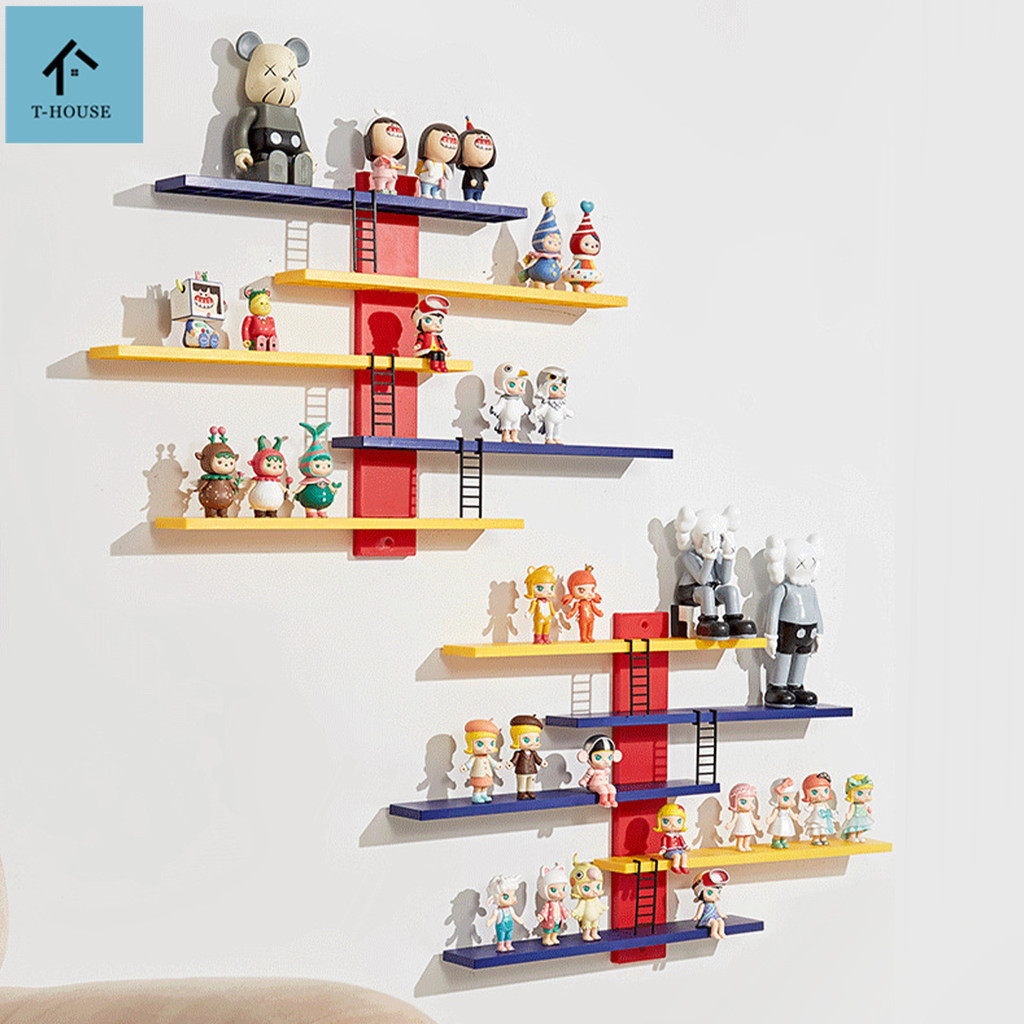 Wall Mounted Model Shelf Figure Display Rack Hanging Doll Stand No ...