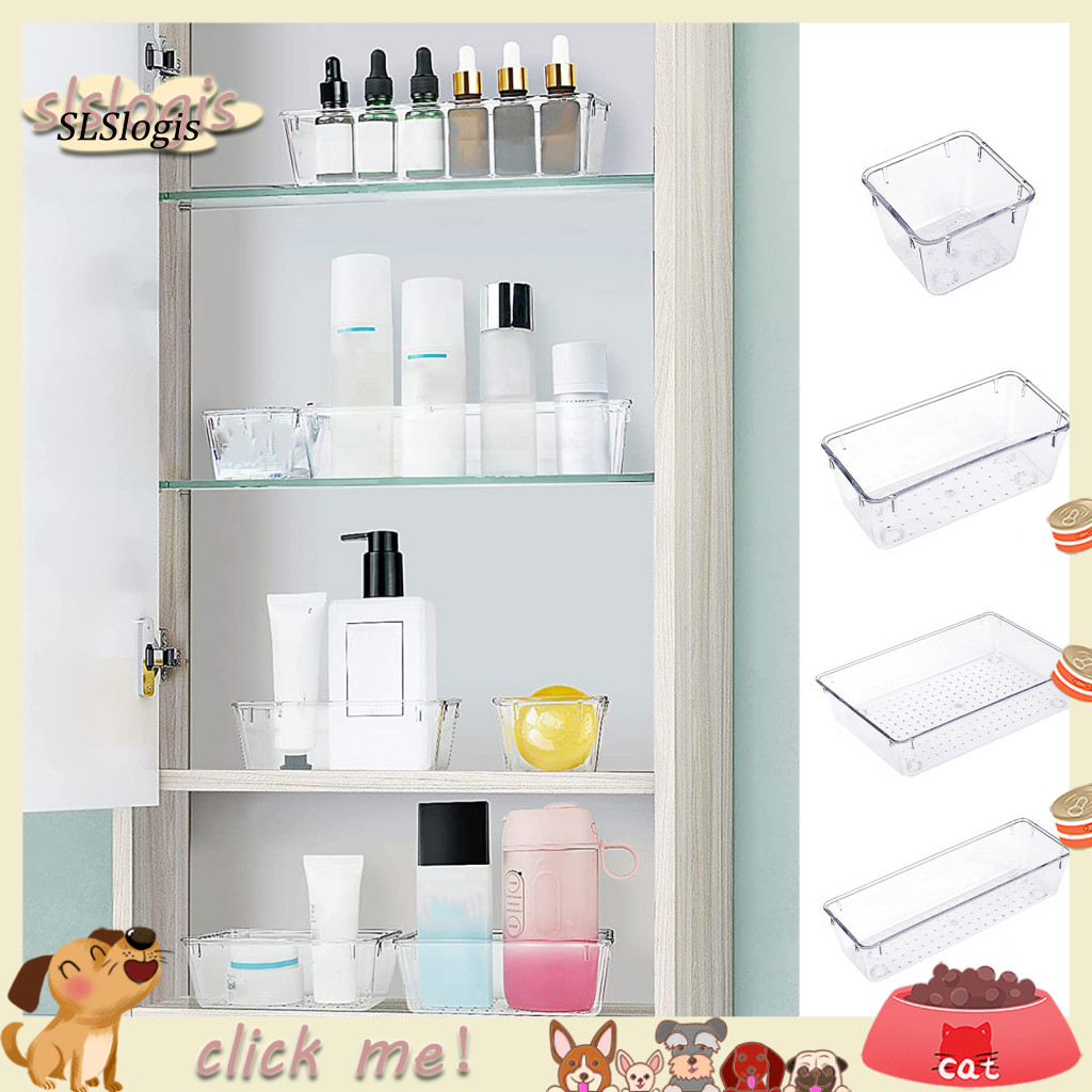 SGW_ Stackable Storage Bins Shiny Stackable Organizer Clear Acrylic ...