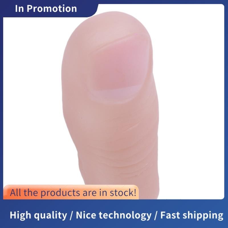 Soft Thumb Tip Finger Fake Magic Trick Vinyl Toy Funny Prank | Shopee ...