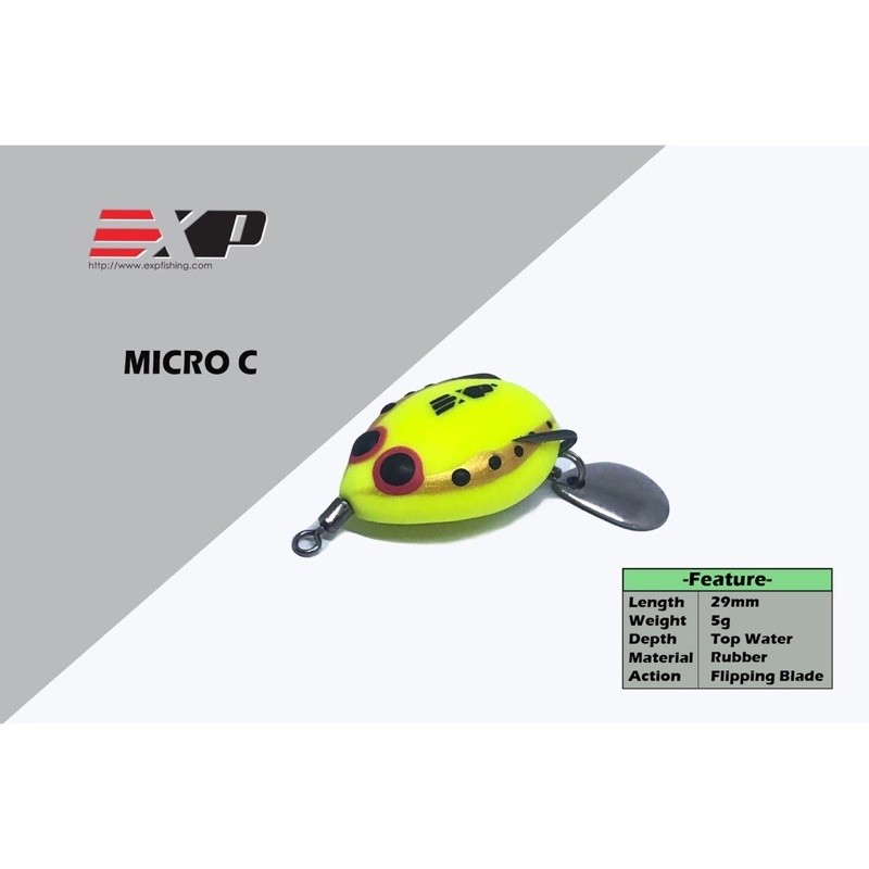 EXP MICRO ( C ) Soft Frog 29mm 5g 🔥Ready Stock🔥 100% Original🔥 | Shopee ...