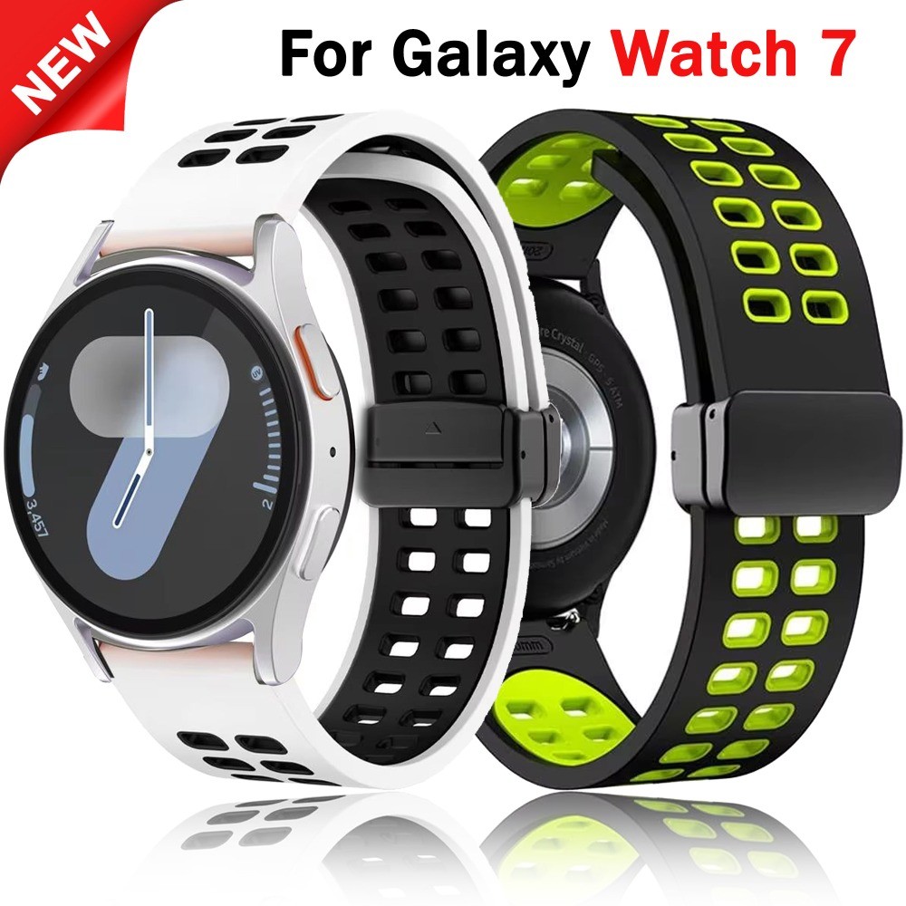 20mm 22mm Adjustable Waterproof Band for Samsung Galaxy Watch 7 6 FE 4 5 40mm 44mm Magnetic buckle sports strap For Galaxy Watch 6 4 Classic 42 46mm 43 47mm Shopee Malaysia