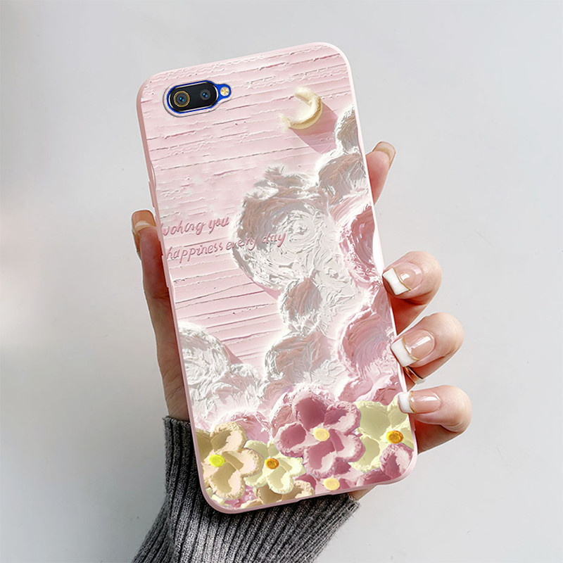 For Realme C2 C OPPO A1K RMX1941 Phone Case Matte Jelly Fashion