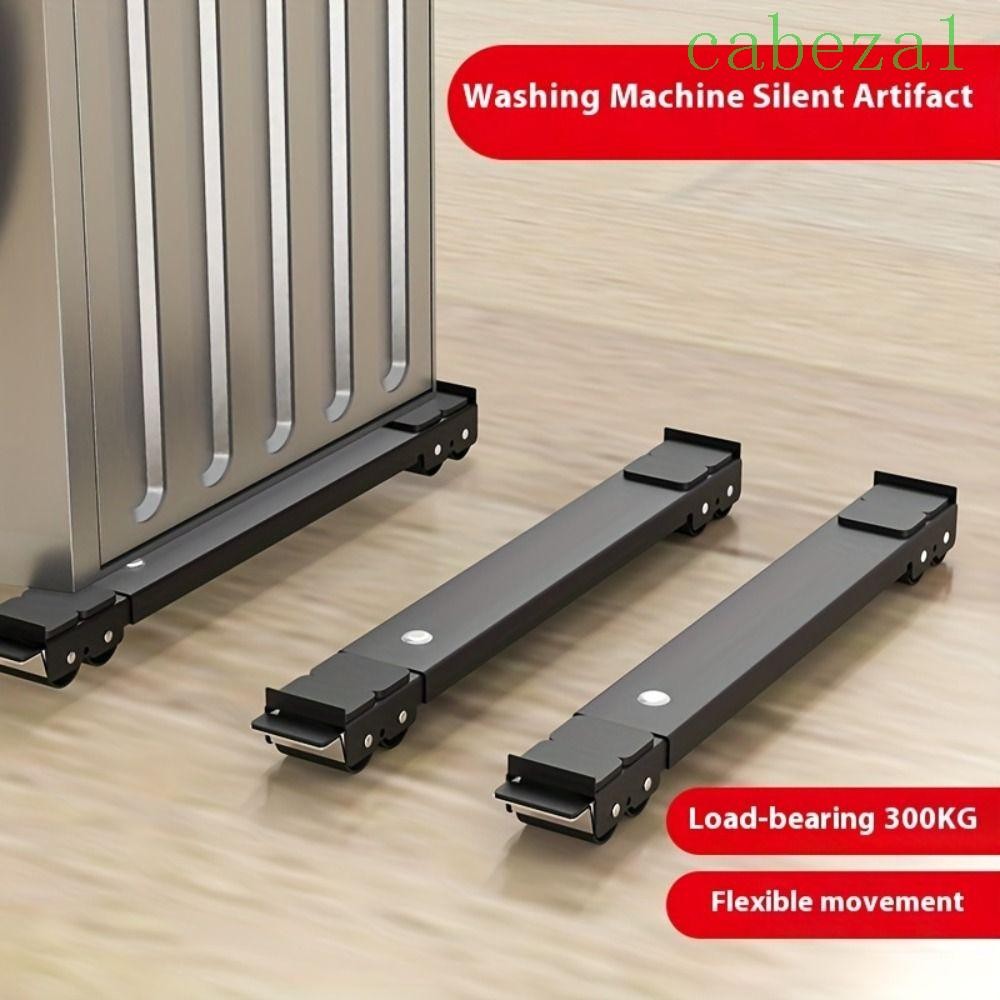 CABEZA 2Pcs Refrigerator Raised Base, Sliding 16 Wheels Washing|Stand ...