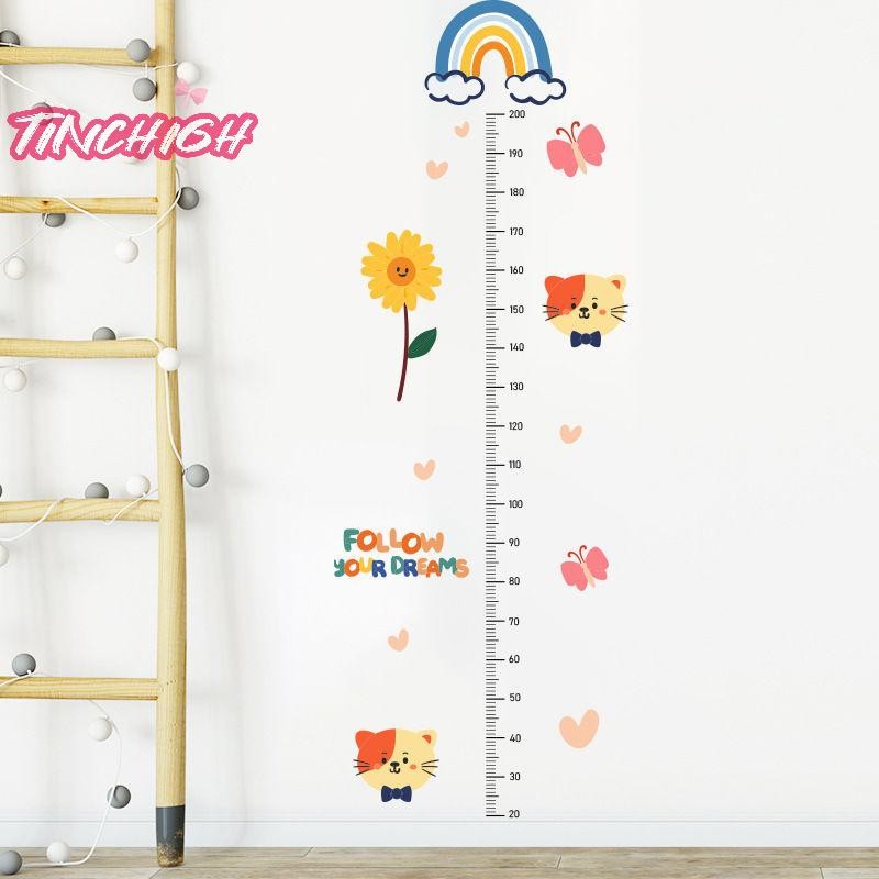 [TinchighM] Cartoon Height Measure Wall Sticker For Kids Rooms Child ...
