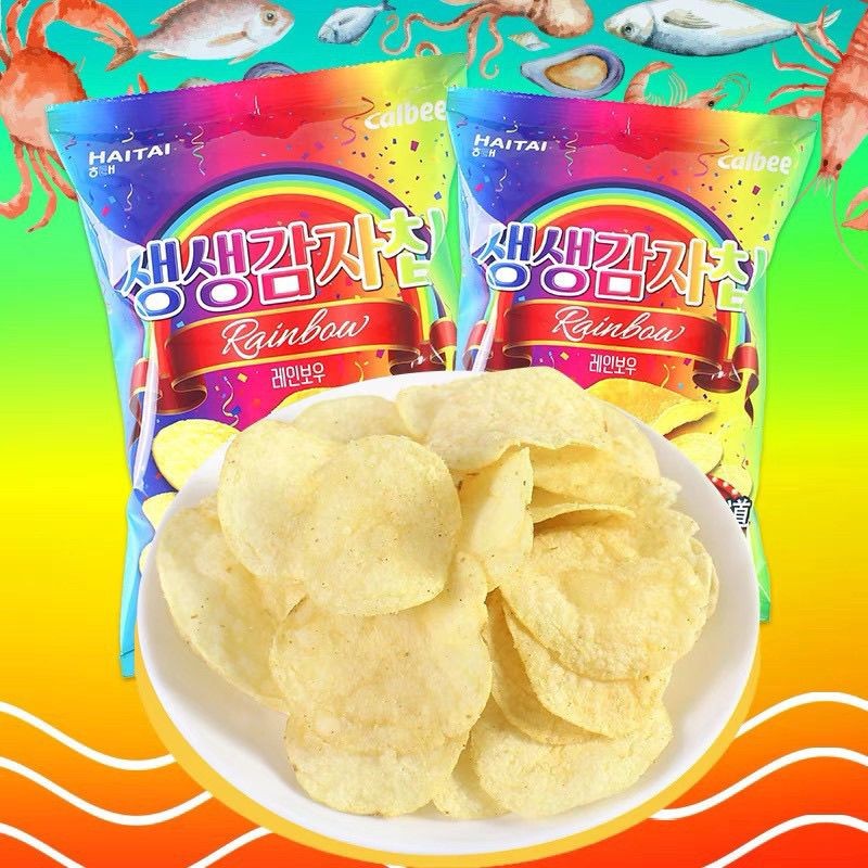 Korea Imported Snacks Calbee Calbee Calbee 7 Flavors Seafood Flavor ...