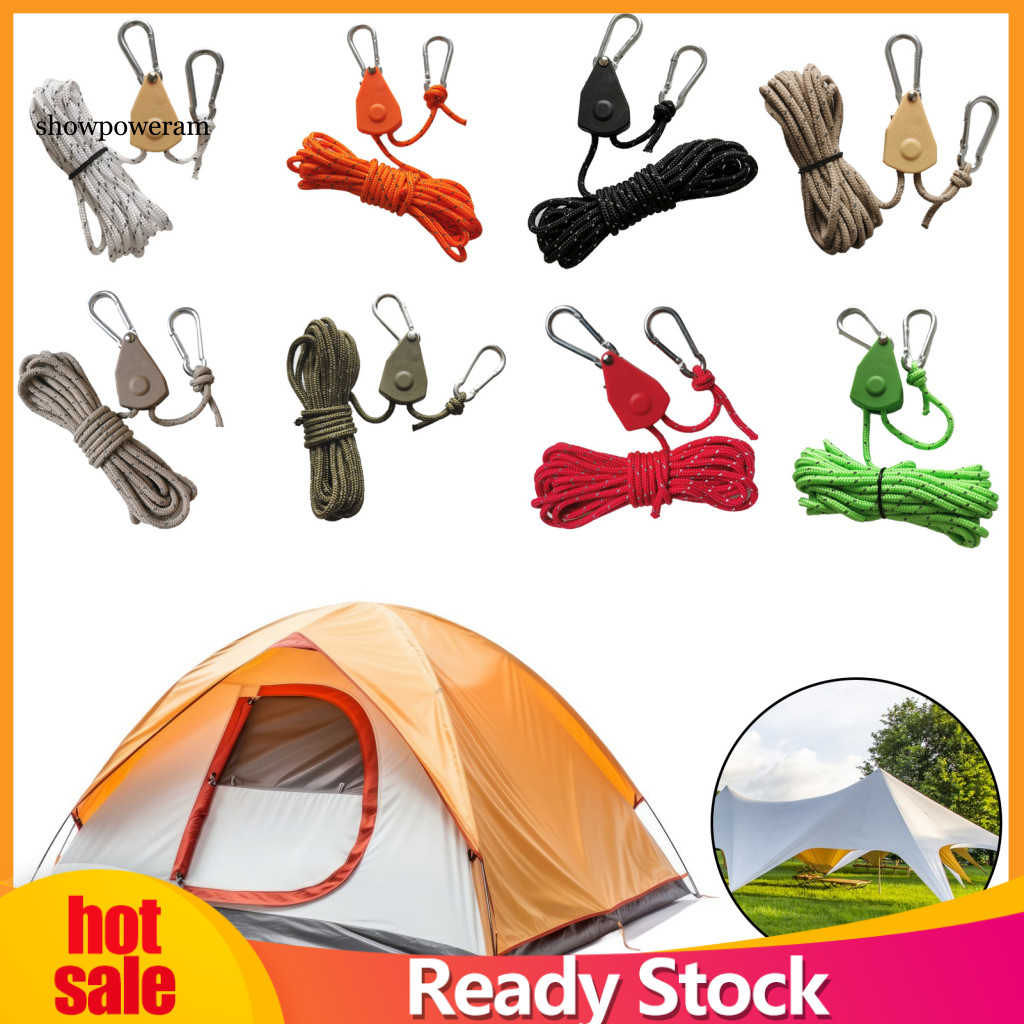 SPM Adjustable Wind Rope Heavy-duty Camping Rope Adjustable Pulley Wind ...