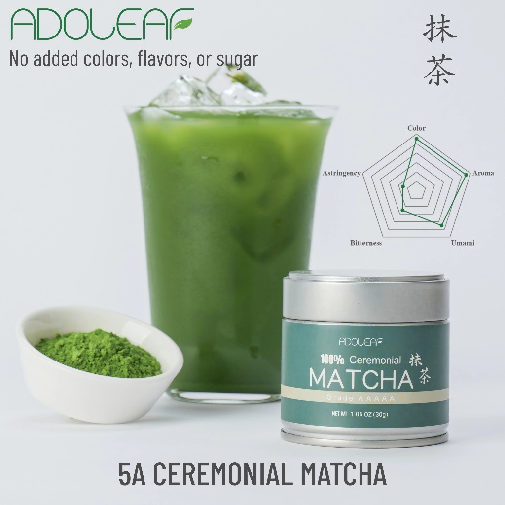 5A Premium Ceremonial Grade Matcha Green Tea Powder 80g/100g/250g, 100% ...