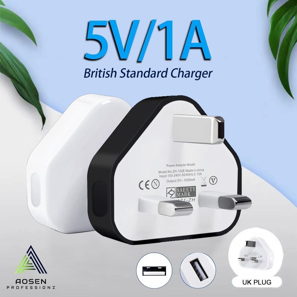 5V 1A Power Plug Triangle USB Fast Charge Adapter for Android / Iphone ...