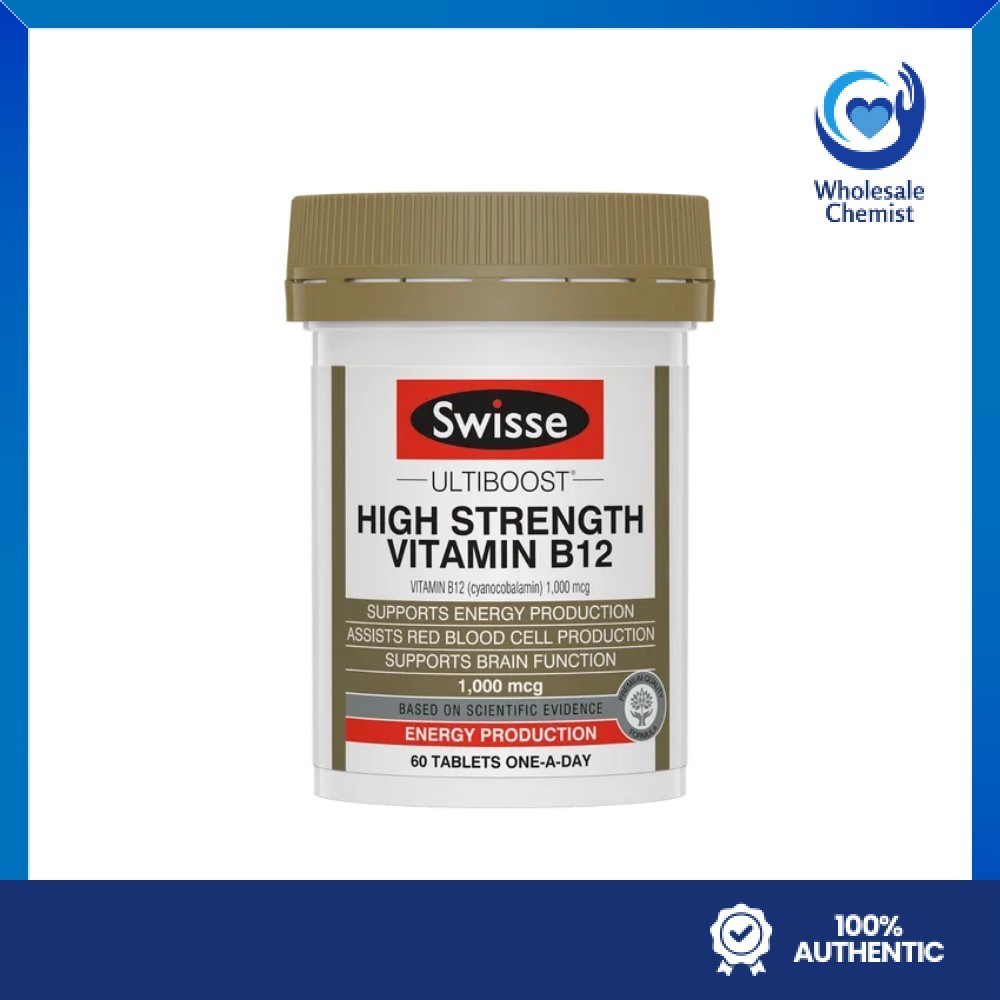 Swisse Ultiboost High Strength Vitamin B12 (60 Tablets) | Shopee Malaysia