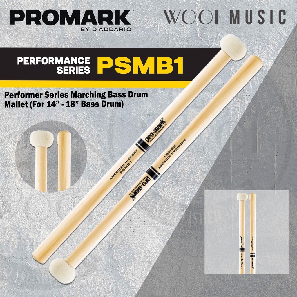 Promark Trad Bass Drum Mallet Lg Felt