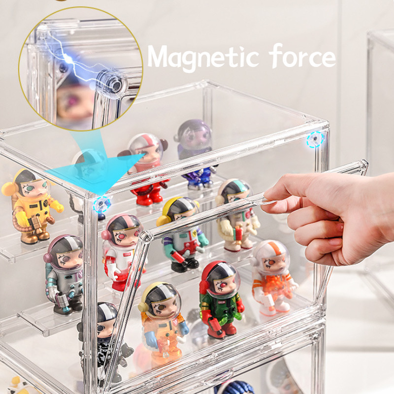 POP MART Storage box, Garage Kits toy storage box partition storage ...