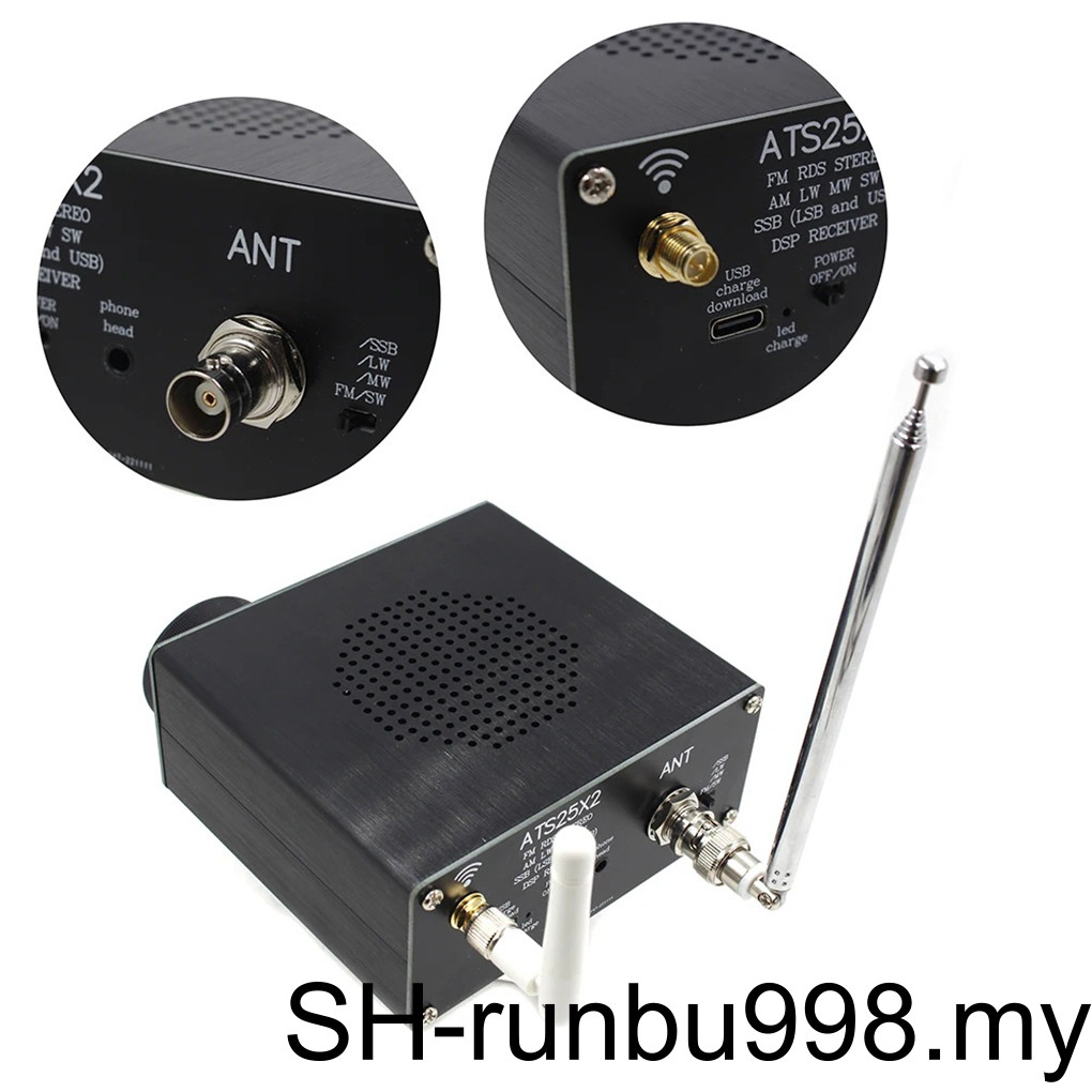 Full Band Receiver Metal Shell ATS-25X2 Receiver With Backlight ...