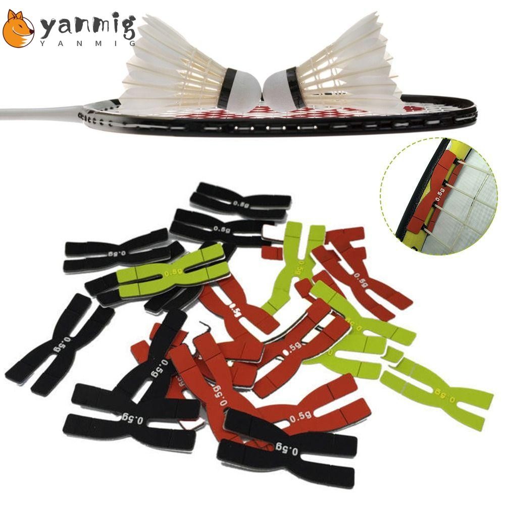 YANMIG 3PCS Badminton Racket Head Aggravate Strips Sports Supplies