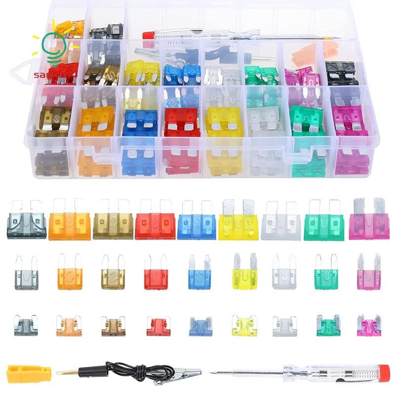 ZIPCCI 266 Pcs - Car Fuses Assortment Kit, Mini Standard