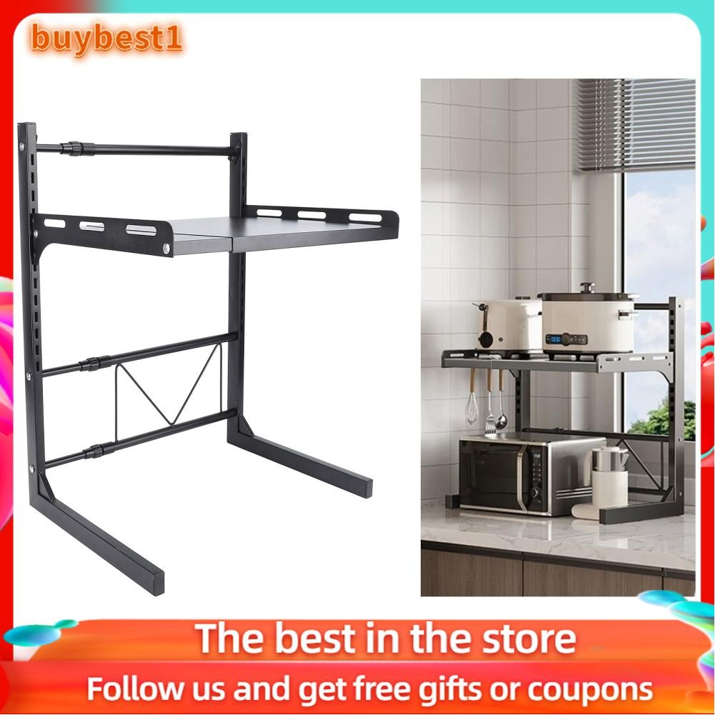 Buybest1 Microwave Oven Shelf Countertop Storage Rack Space Saving