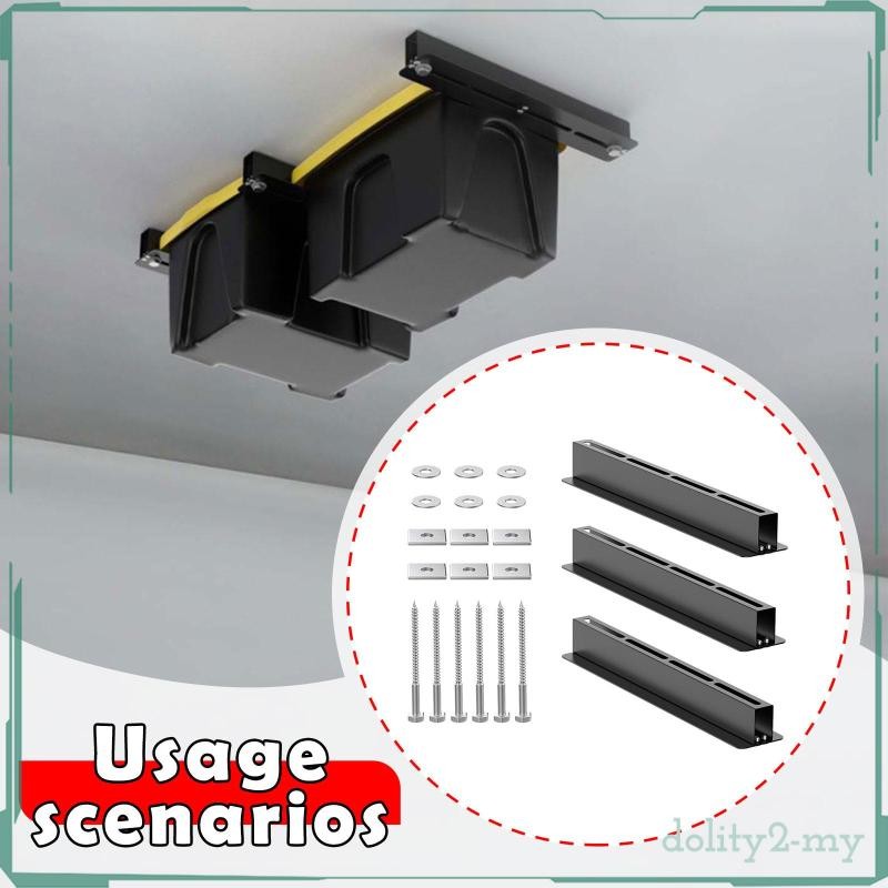 [DolitycbMY] 3Pcs Garage Storage Rack Ceiling Bin Storage Rack Heavy ...