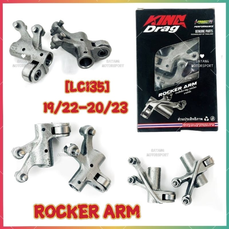 FASSTEK KING DRAG RACING ROCKER ARM LC135 Y15ZR 22-24 25-22 27-24 23-20 ...