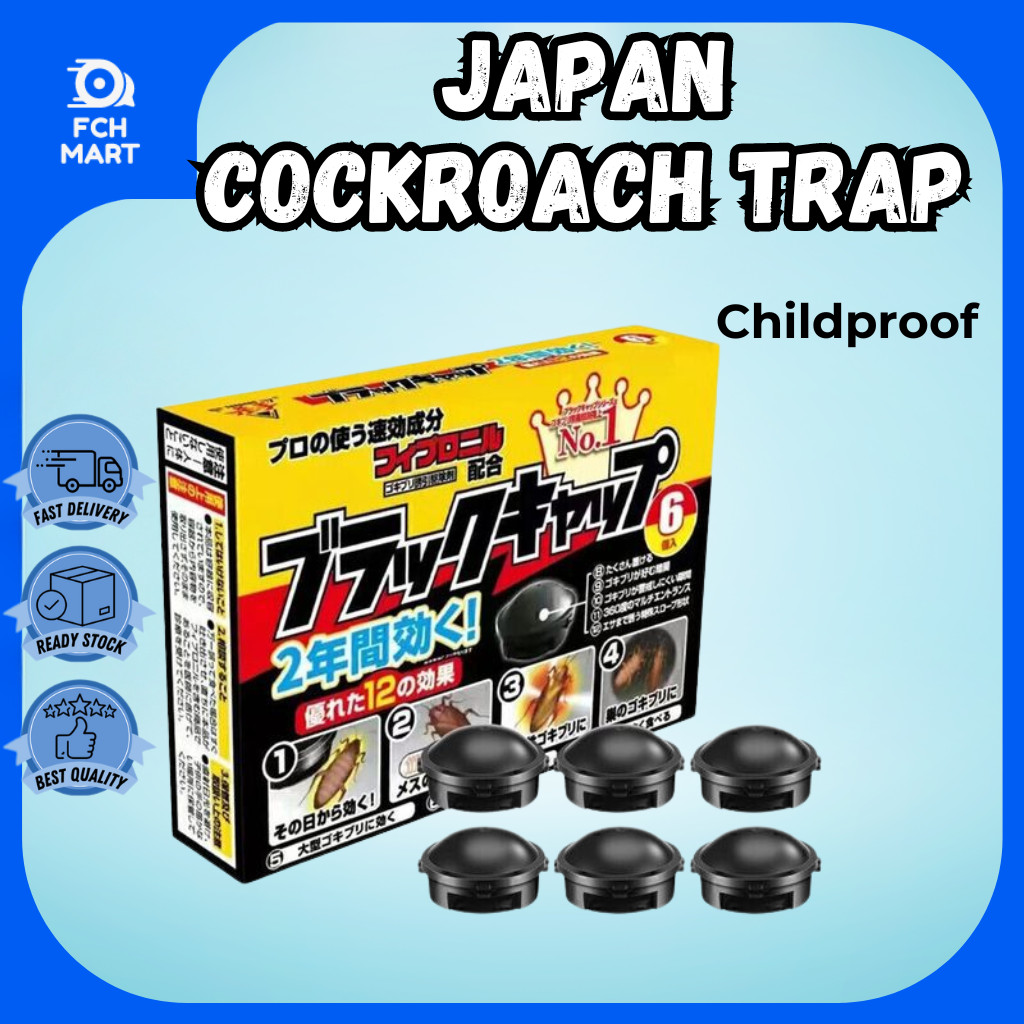 18pcs Japan Cockroach Bait Catch Room Perangkap Lipas Murah Berkesan ...