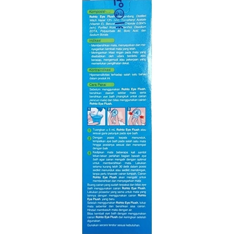MATA ROHTO EYE FLUSH 150 ML sterile and clean EYE wash liquid | Shopee ...